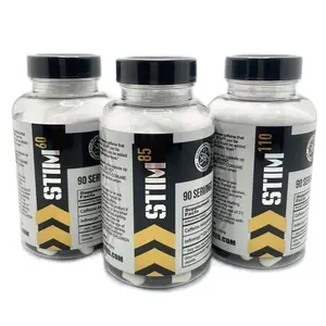 ATS Labs Caffeine Capsules STIM 60, 85, 110 mg Pure Caffeine