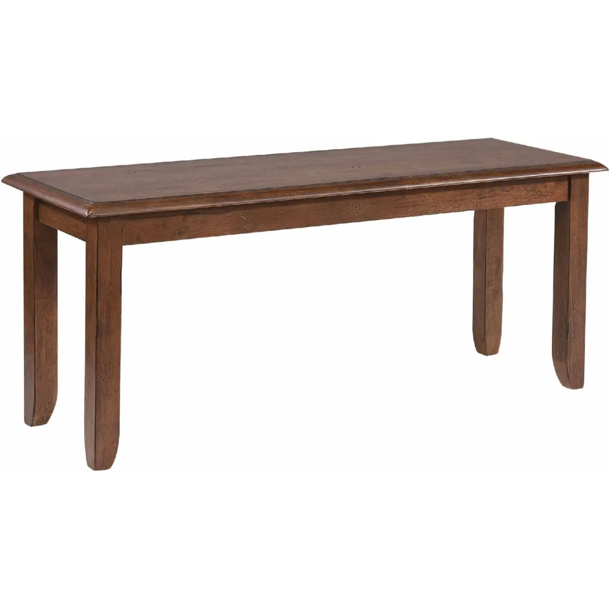 42 in. Simply Brook Dining Bench with Solid Wood, Amish Brown