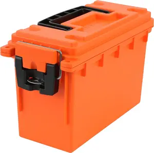 12680 Marine Storage Box, Dry Box Made in USA, Water Resistant Container for Boat and Dock Gear, Small Parts Organizer with Latch, Stackable