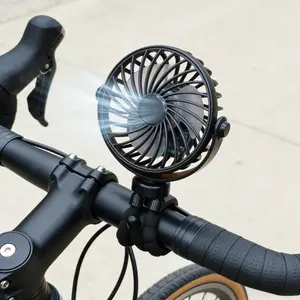 1pc 3 in 1 Portable Mini USB Fan with Flexible Tripod, Clip On Fan for Stroller High Chair Bike Desk, Rechargeable 360 Rotatable Cooling Fan for Baby Travel Camping Outdoor Indoor