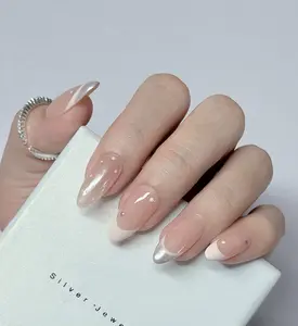 DT-024 Beautiful Silvery French PolkaDots