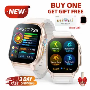 [Live Special Gift] New Smartwatch with Dual Straps – 2.02” HD Display, Bluetooth Calling, Outdoor Fitness & Health Tracking, Smart Wear for Men&Women