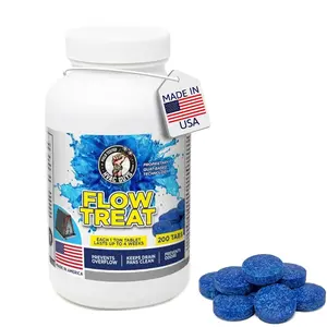 Leak Saver Flow Treat HVAC Drain Line Maintenance Tablets | Helps Keep AC Drain Pans Clean & Fresh | AC Drain Cleaner Tablets | Odor Control, Reduces Buildup, Supports Smooth Drain Flow