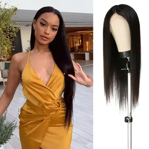Celebrity 100% Virgin Human Hair HD Lace 5" T Part Wig Straight (12-24")