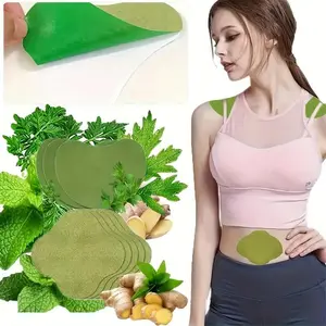 72pcs Wormwood Belly Button Patch, Self-Adhesive Wormwood Belly Button Wrap Pad, Highly Absorbent Organic Cover Dressing, Anti-Leakage Traditional