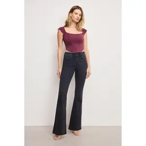 DOLLY JOLEANS FLARE JEANS | BLACK391