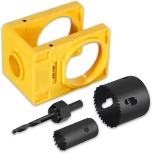 /8" - /4"  Door Lock Installation Set with Guide Template, Hole  Kit for Easy Lockset Installation