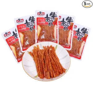 latiao Hot & Spicy 5 Pack,gluten strips,Chinese spicy snacks -Picy and savory19.4oz (Extreme Heat)