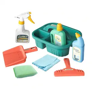 Realistic Life Simulation Cleaning Playset, Boy Girl Housekeeping Cleaning Tools Set, Educational Pretend Play Toy