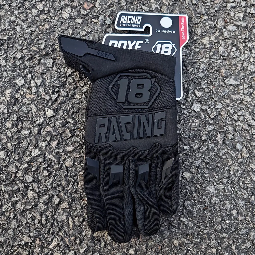 18 racing cycling gloves for off-road mountain events, wild riding sports, multiple colors for men and women, breathable and non slip multi-functional gloves for all seasons, touch screen for daily commuting, fashionable and high-end gloves