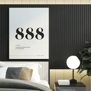 888 Angel Number Art Print, Manifestation Energy Spiritual Poster, Balance Alignment Destiny Poster, Aesthetic Room Decor, Gifts For Teen Girl Sister Wall Art, Poster Prints No Frame, Dorm Room Decor, Art Posters, Gifts For Birthday Christmas