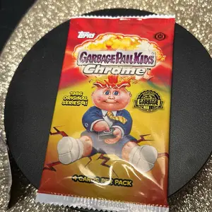 #23 Topps Garbage Pail Kids Chrome 1986 Original Series 4! 4 Cards Per Pack Collectible Trading Cards