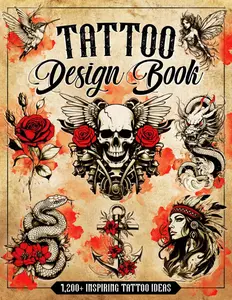 Tattoo Design Book | 1,200+ Inspiring Tattoo Ideas: Flash Art, Symbols & Unique Designs for Artists and Ink Lovers — Meaningful Tattoos