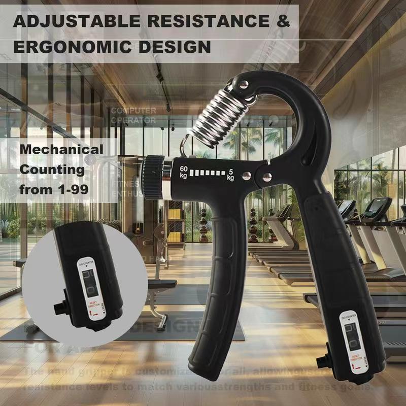 5PCS Grip Strength Trainer Kits, Hand Gripper Strengthener, Forearm Strengthener, Forearm Exerciser, Finger Exerciser, Wrist Strengthener, Stress Relief Ball, Grip Ring