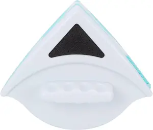 LT Triangle Shape Double Side Magnetic Window Cleaner Glass Wiper Cleaning Br