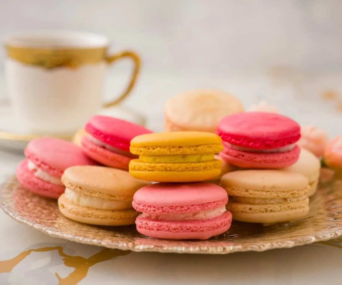 French Mix Inspired Macarons – Assorted French Macaron Gift Box with Bow, Gluten Free