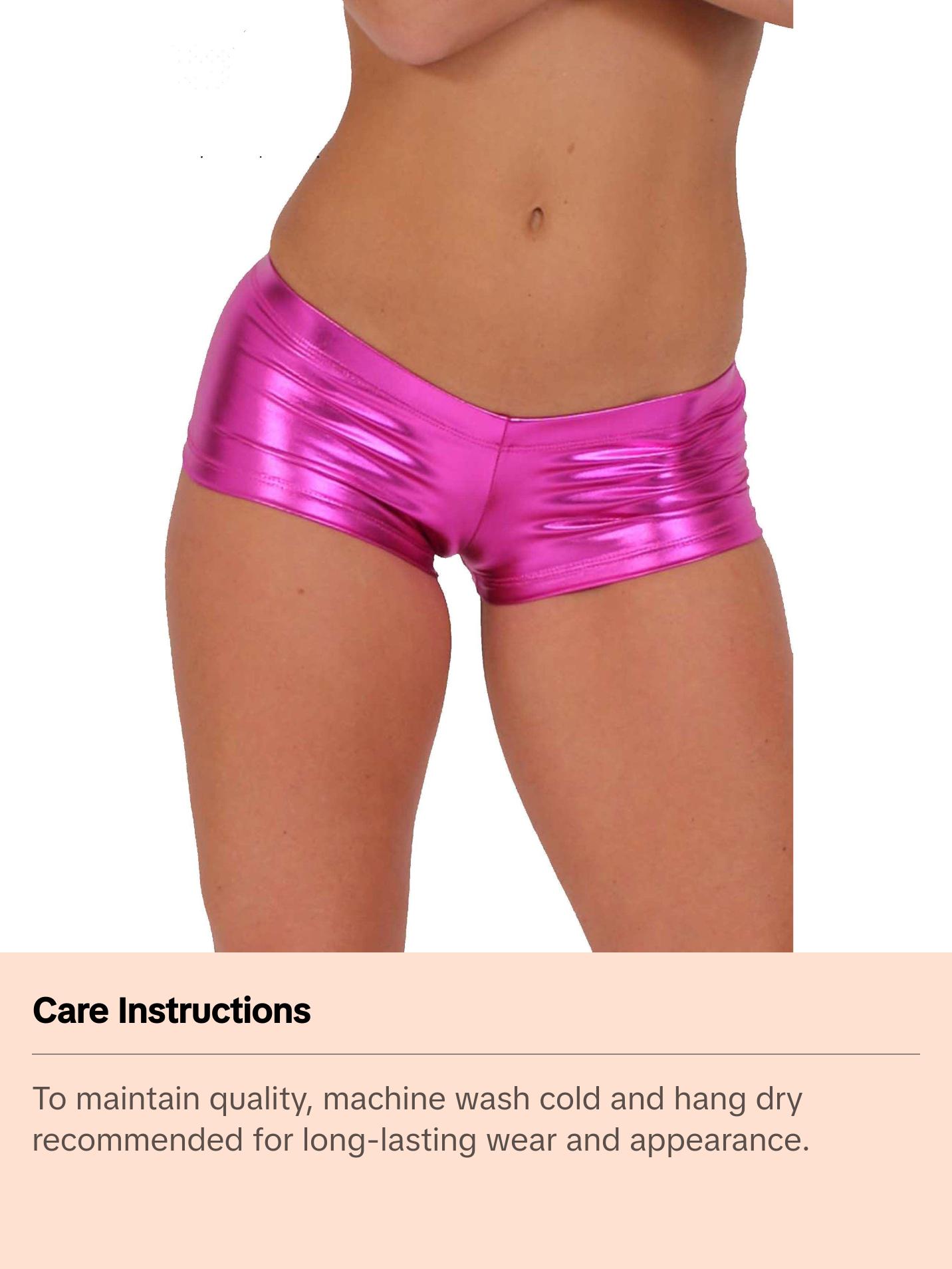 Metallic Booty Shorts*