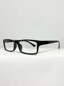Classic Full Frame Rectangular Fashion Glasses, Transparent Lens, Unisex, Casual Daily Wear, Cosplay Anime Decor, Photo Frames, Clear Eyeglasses