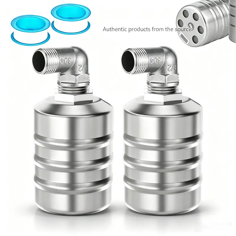 Stainless Steel Mini Float Ball Valve Automatic Water Level Control Side Mount 1/2 Inch Tank Toilet Aquarium Livestock