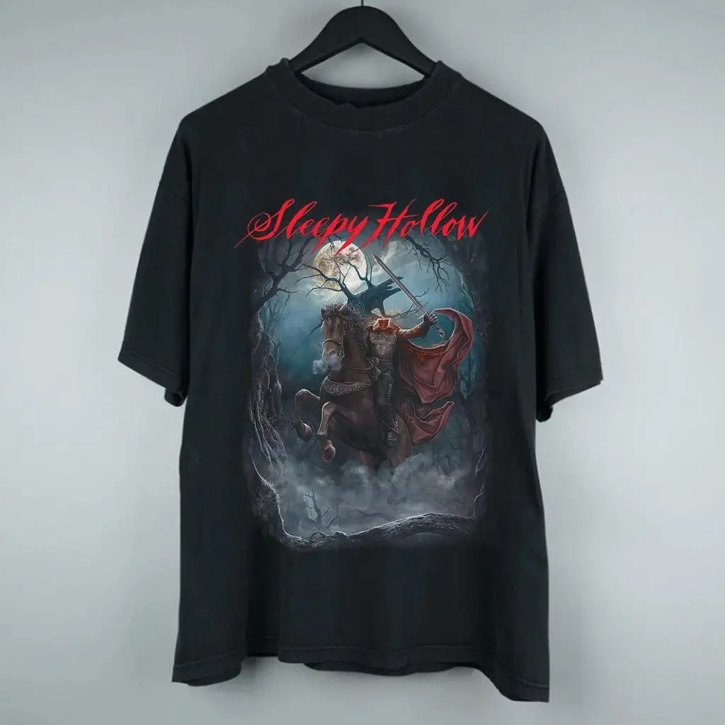 Sleepy Hollow Ichabod Crane Dark Fantasy Vintage Tee HY7176