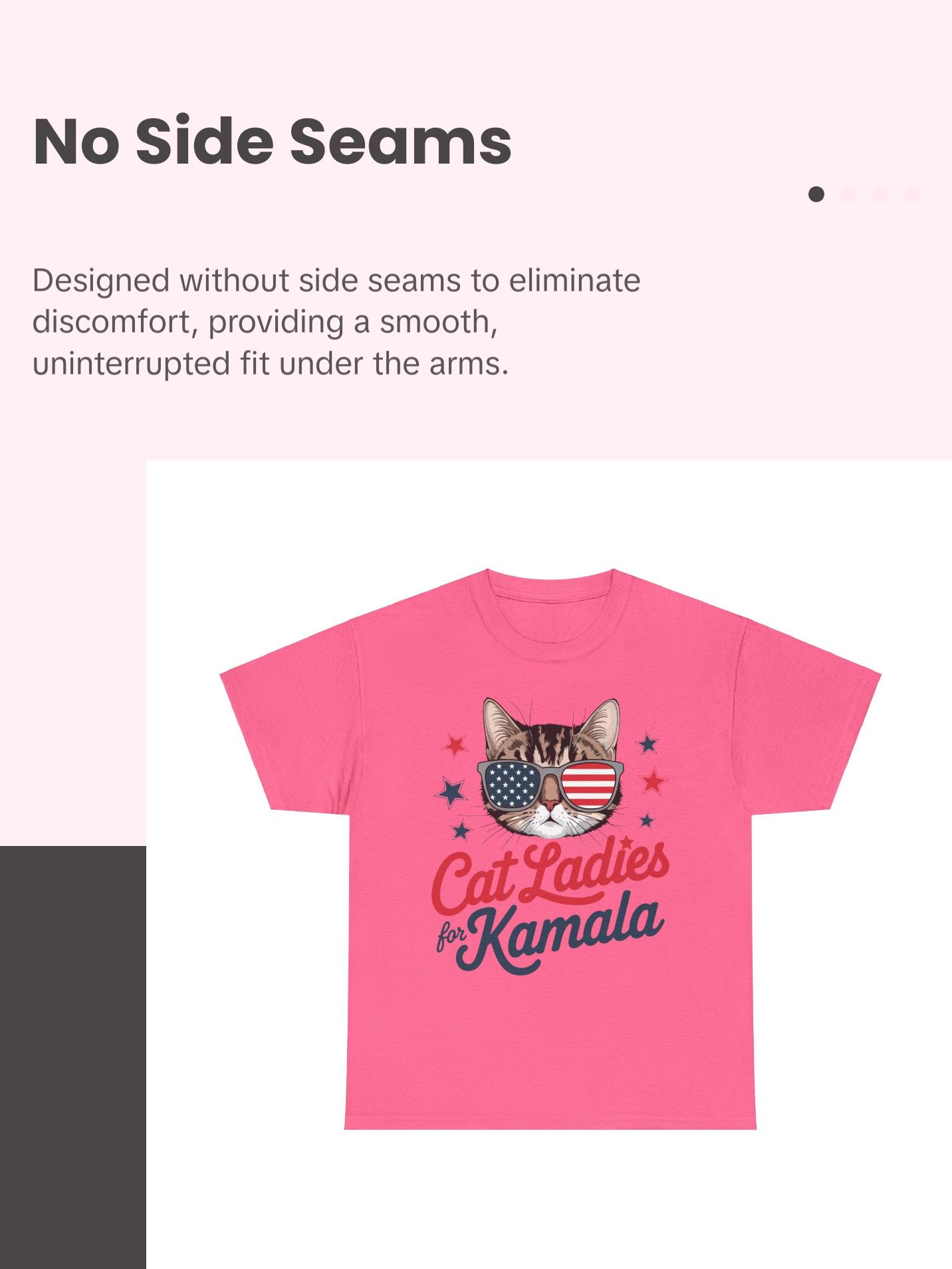 Cat Ladies for Kamala - Unisex Heavy Cotton Tee