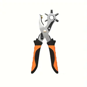 Newshark Professional Leather Punch Tool, Multi-Size Fabric and Leather Puncher for Belts, Wristbands, Handbags, DIY Crafts