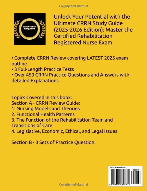 CRRN Exam Study Guide: UPDATED CRRN Review and 450+ Practice Questions