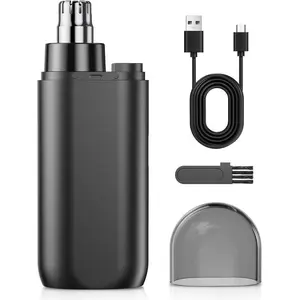 Portable Electric Nose & Ear Hair Trimmer, USB Rechargeable Nose Hair Shaver, Nose Hair Trimmer for Men & Women, Personal Care Appliances, High Quality Trimmer