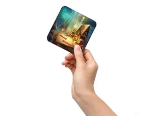 Happy Holidays BeSculpt Cork-back Coaster