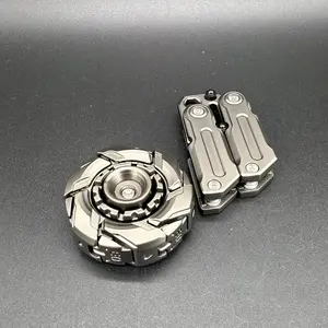 Metal Fidget Spinner Toy, 2 Counts/set Creative Finger Spinner, Durable Smooth Spinner, Stress Relief Toy for Adults & Teens, Fun Gift for Friends