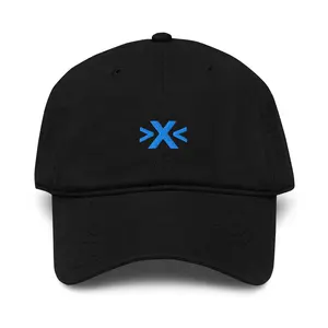 X Cruiser Collection Light Blue Logo Garment Washed Baseball Cap