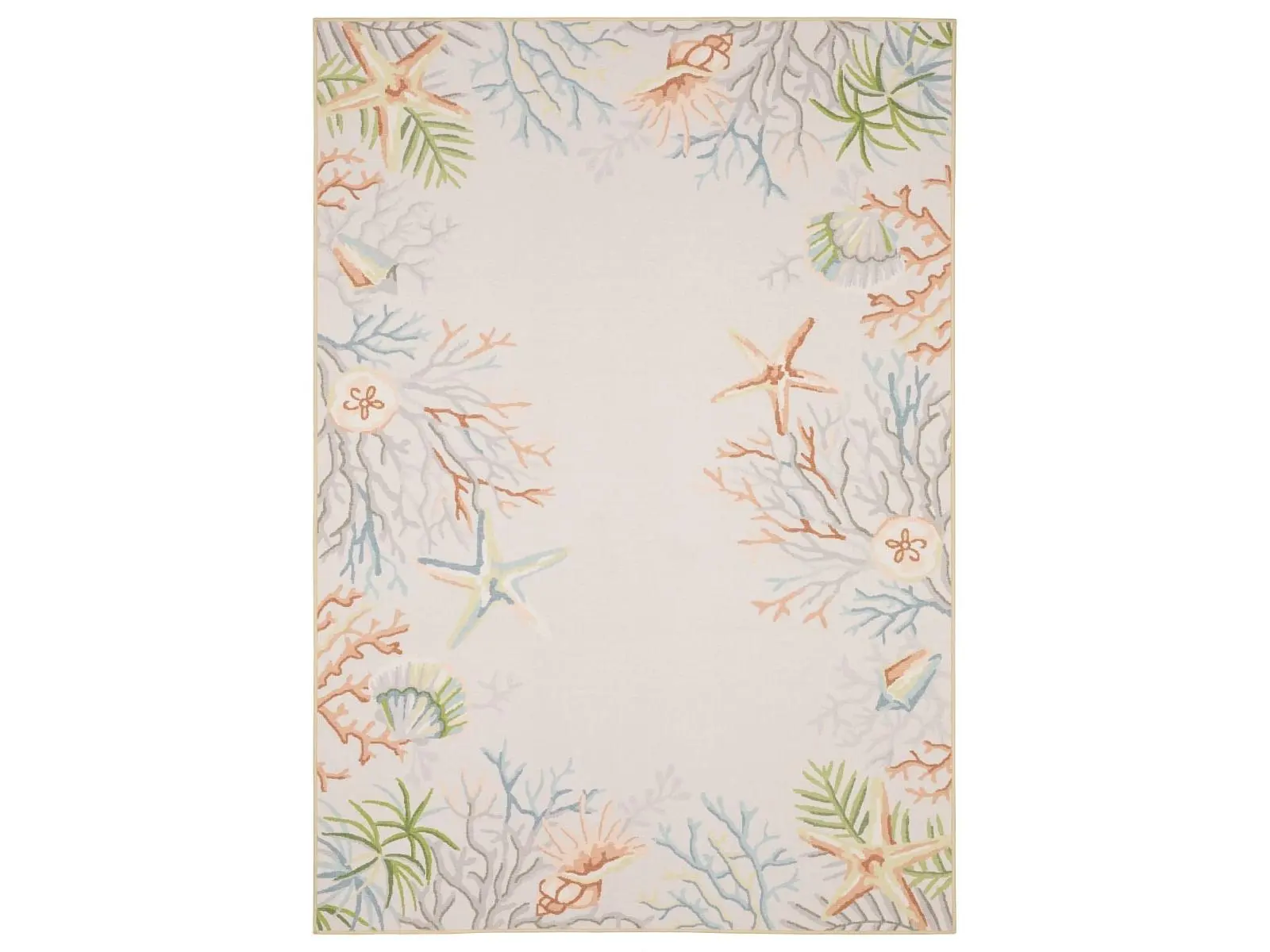 Sphinx by Oriental Weavers FFIJ06061091ST 2 x 3 ft. Fiji FIJ06 Washable & Outdoor Machine Print Rectangle Area Rug, Beige