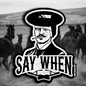 Say When Welding Sticker, Electrician, Electrical, Hard Hat Sticker, Blue Collars Stickers, Journeyman, Sparks