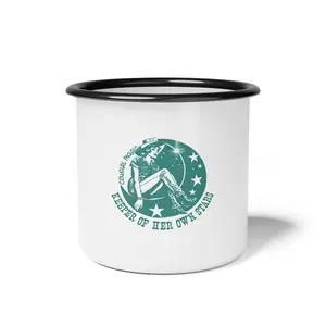 Keeper of Her Own Stars - Enamel Camp Mug