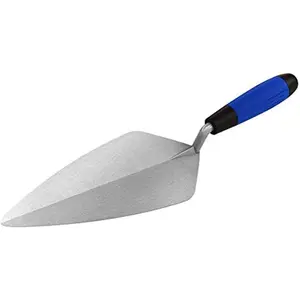 72-259 Carbon Brick Trowel 11-inch Grip Handle for Masonry Construction Brick Block Stone Tools Professional Grade