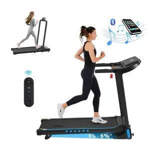 Advanced Folding Treadmill with 3.0 HP Motor, Manual Incline, Hydraulic Drop, USB/Type-C Charging, 350 lbs Limit