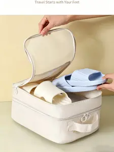 Oxford Fabric Shoe Bag, Travel Storage Bag, Three-Piece Shoe Organizer, Outdoor Travel Shoe Pouch, Compact and Durable Design