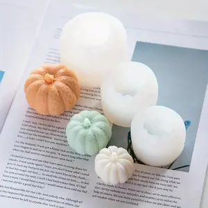 Pumpkin Silicone Candle Mold | Halloween DIY Resin & Plaster Craft Mold