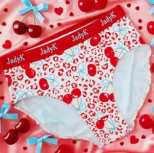 Arya Hip Hugging Briefs | Valentine | JadyK: Leopard Cherry