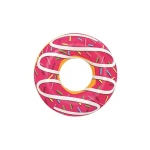 45" Multicolor Donut Pool Ring Float, Kids and Adults