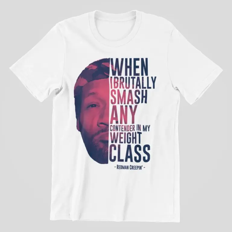 Redman Hip Hop T-Shirt - Creepin' Lyrics - 10 Colours