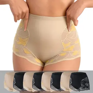 Jelly Fabric Breathable Lace Underwear for Women | Mid-High Waist Light Shaping Panties | Seamless Butt Lift Comfort Shapewear S-2XL summerwins,summerwins