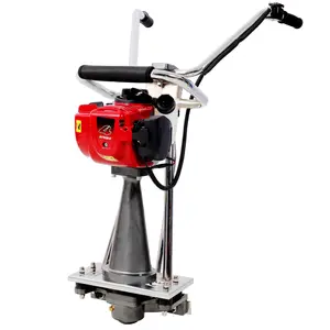 38cc 4 Stroke Gas Concrete Power Screed Cement Finishing Vibrating Motor Concrete Surface Smoother Finisher Screed (Machine Only)