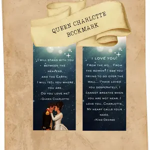 Queen Charlotte bookmark, Bookish Gifts, Gifts for Readers