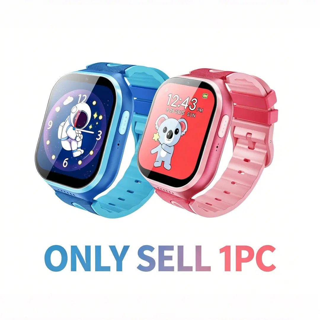 New gift for kids, a stylish smartwatch with gaming and reading capabilities, 1.83-inch high-definition display, fitness tracker compatible with Android/iOS, new kids' smartwatch equipped with a camera and video call function, multi-functional smartwatch