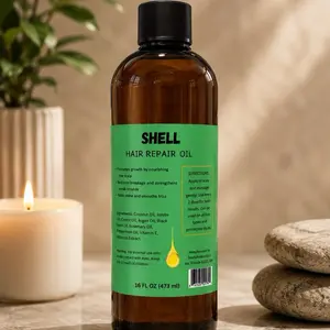 16 oz Shell Haircare Oil, Daily Product for Hair Loss Prevention & Nourishment