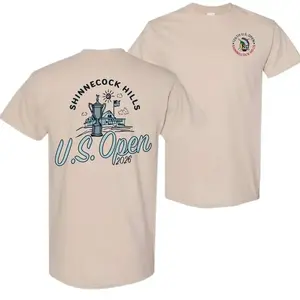 Shinnecock Hills U.S. Open 2026 T-Shirt, Vintage Golf Tournament Tee, US Open Championship Shirt, Unisex Golf Graphic Tee, Retro Sportswear, Golf Fan Gift - KitchenEra