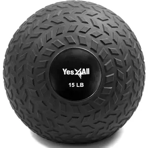 Yes4All Slam Ball, 10-40Lb Medicine Ball, Durable PVC Sand Filled Workout Dynamic Weighted Balls for Exercise Core Strengthen Yes4All