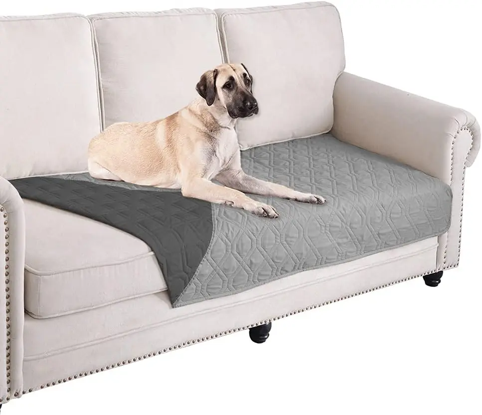 【NewYear2026】Waterproof Dog Bed Cover Pet Blanket for Furniture Bed Couch Sofa Reversible
