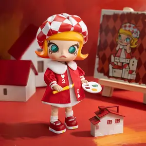 (Azi7045)  POP MART MOLLY 20th Anniversary Series1/8 Action Figure